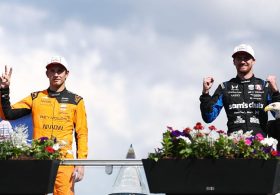 Racer Kyle Kirkwood wins Freedom 250 Grand Prix