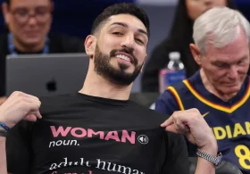 Enes Kanter Freedom Banned From Sky Arena Over ‘Potential To Be A Threat’