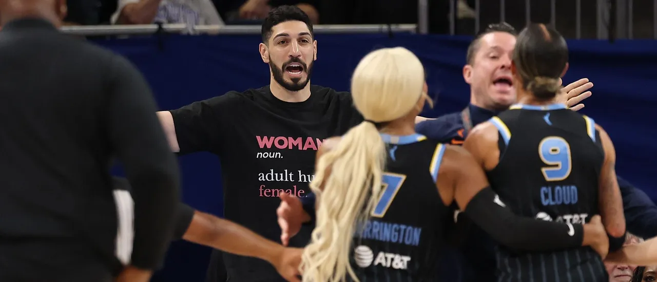 Enes Kanter Freedom Ejected From WNBA Game After Confrontation With Sky’s Natasha Cloud GettyImages 2291749735 cropped