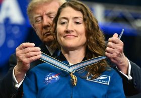 Trump awards Congressional Space Medals of Honor to NASA’s Artemis II crew