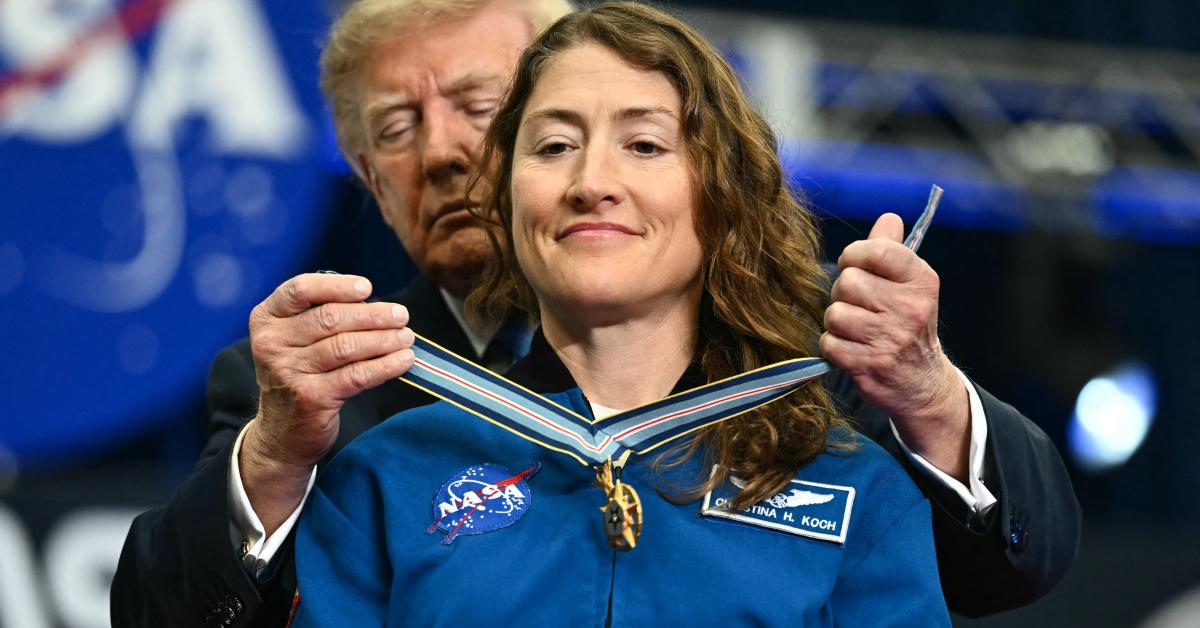 Trump awards Congressional Space Medals of Honor to NASA's Artemis II crew GettyImages 2291887515