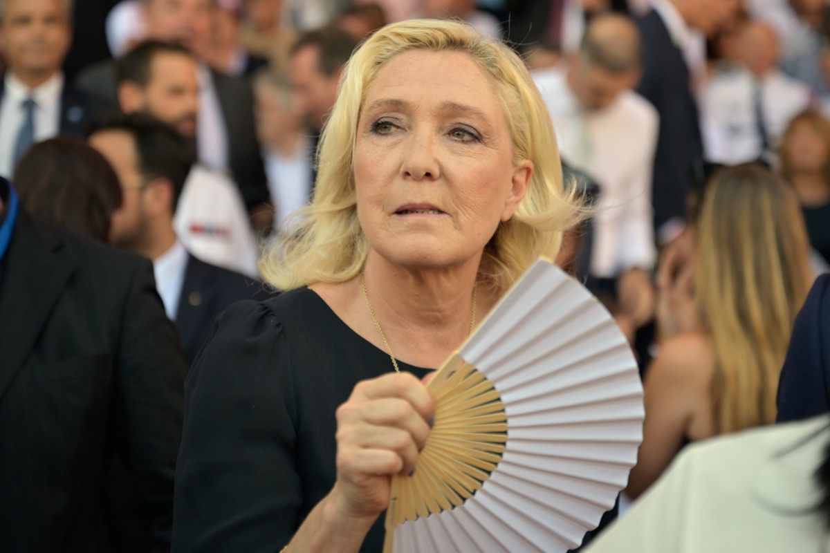 Le Pen Leads French Presidential Race; Polling Shows Her Far Ahead of Opponents Marine Le Pen 081026 AP