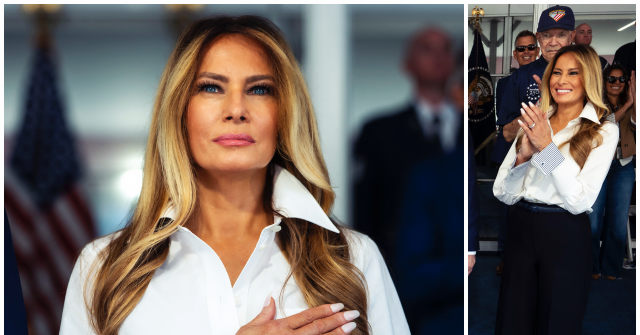 Fashion Notes: Melania Trump Opts for Chic Louis Vuitton Resortwear at Freedom 250 Grand Prix Melania Trump 1 640x335 1