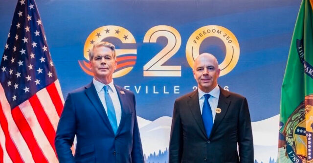 Scott Bessent, Russian Finance Minister Anton Siluanov Meet at G20 Scott Bessent and Anton Siluanov 640x335 1