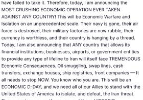 Iran War: Further Admission of Weakness With New Super Duper Trump Sanctions Threat; Israel Moves Against Turkiye Risk Broader Conflagration; Bessent at Odds with Fed in Move to Contain Longer-Dated Treasury Yields | naked capitalism