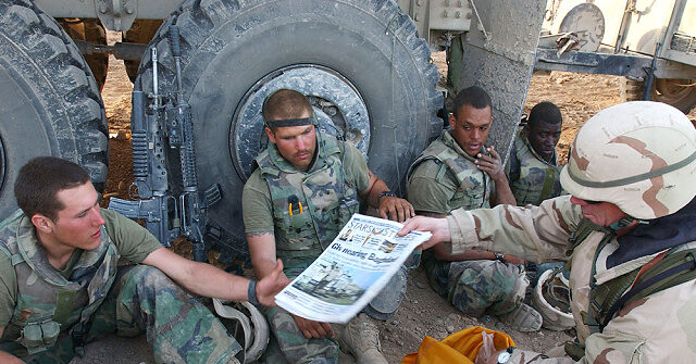 Exclusive: 'Stars and Stripes' Publisher Fired by Pentagon for Insubordination Stars and Stripes Iraq getty 640x335 1