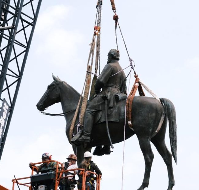 Three remaining Confederate statutes removed from Virginia’s Capitol, including ‘Stonewall’ Jackson