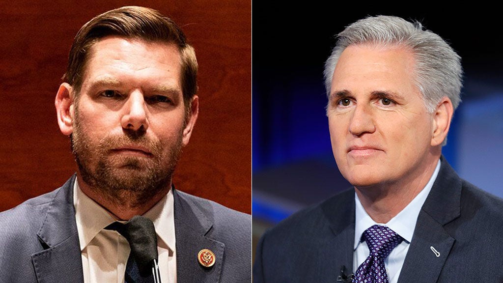 Top Dems go silent after McCarthy vindicated for booting Swalwell off intel committee Swalwell McCarthy