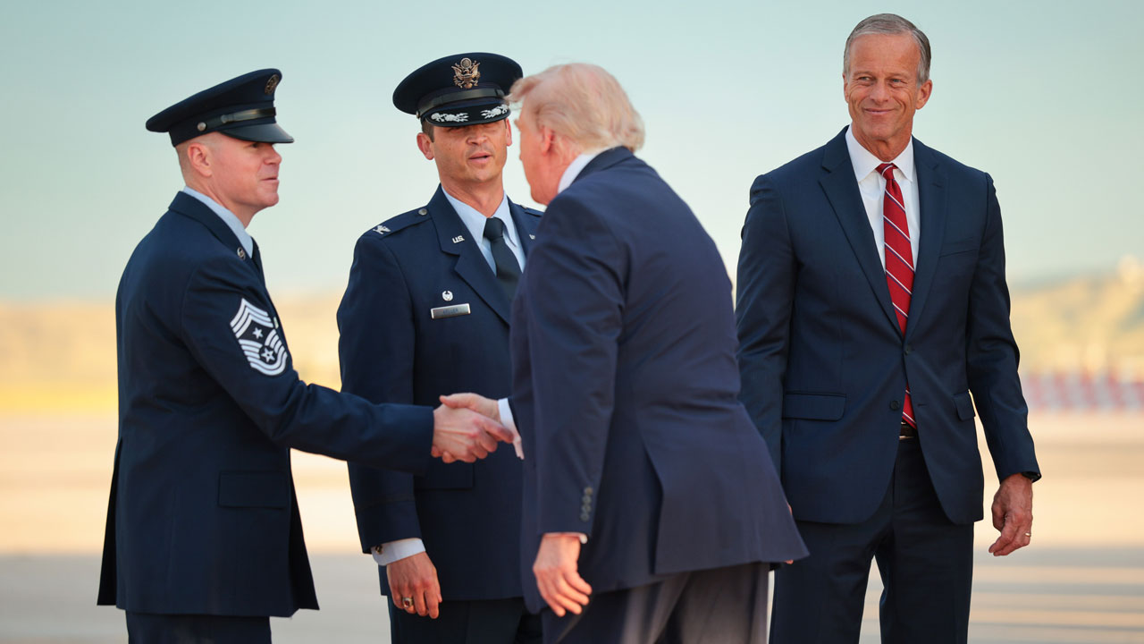 Trump Opens Up About His Relationship With Thune As Senate Struggles To Pass Save America Act Thune Trump 1
