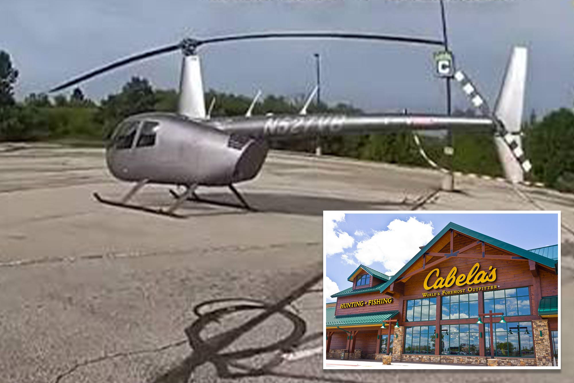 Impatient Wisconsin senior, 69, flies helicopter to go shopping at Cabela’s: ‘The drive was too long’ Untitled 1 6