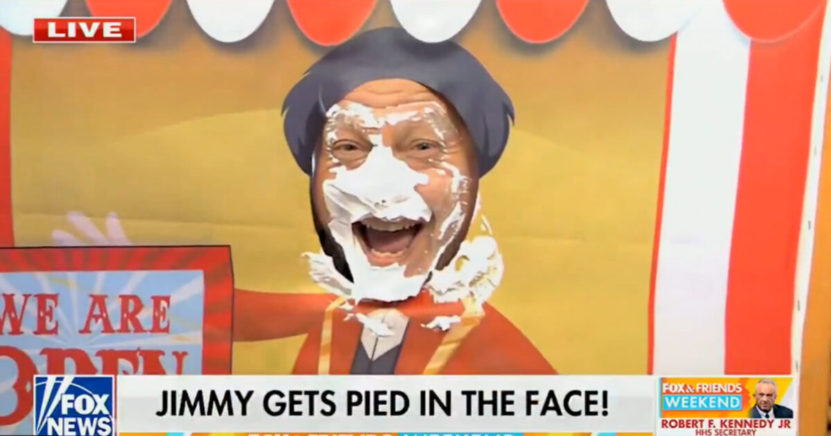Lara Trump’s surprise on-air stunt leaves Fox commentator covered in pie ailla pie 1200x630 1