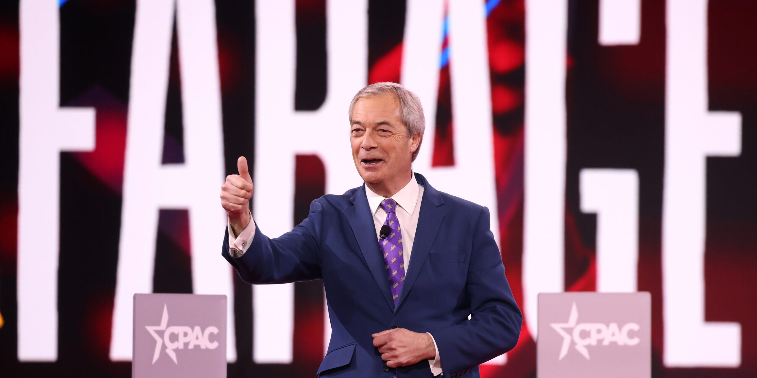 Farage’s Reform Party Tops Another Poll as Labour and ‘Conservatives’ Slip. arage scaled e1742240663901