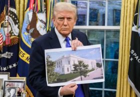 Trump calls ballroom foes ‘treasonists,’ accuses nonprofit of revealing military secrets