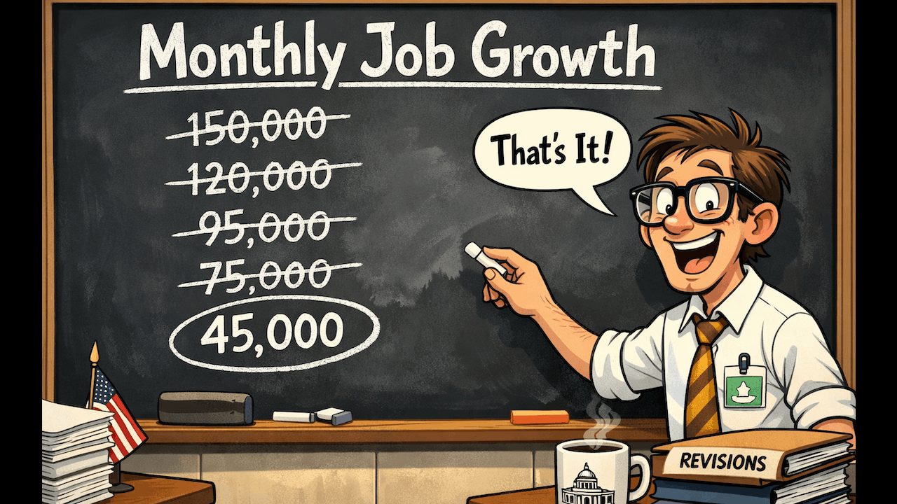 What an Awful Jobs Report! And Don’t Skip Over the Revisions bls job revisions