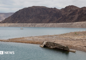 Apparent human remains found in US reservoir as water levels hit record low