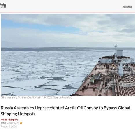 Russia Assembles Largest Convoy In The Arctic Since WWII