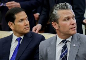 Here’s who joined Trump on his secret military plane – and who got left on the ‘risky’ Air Force One