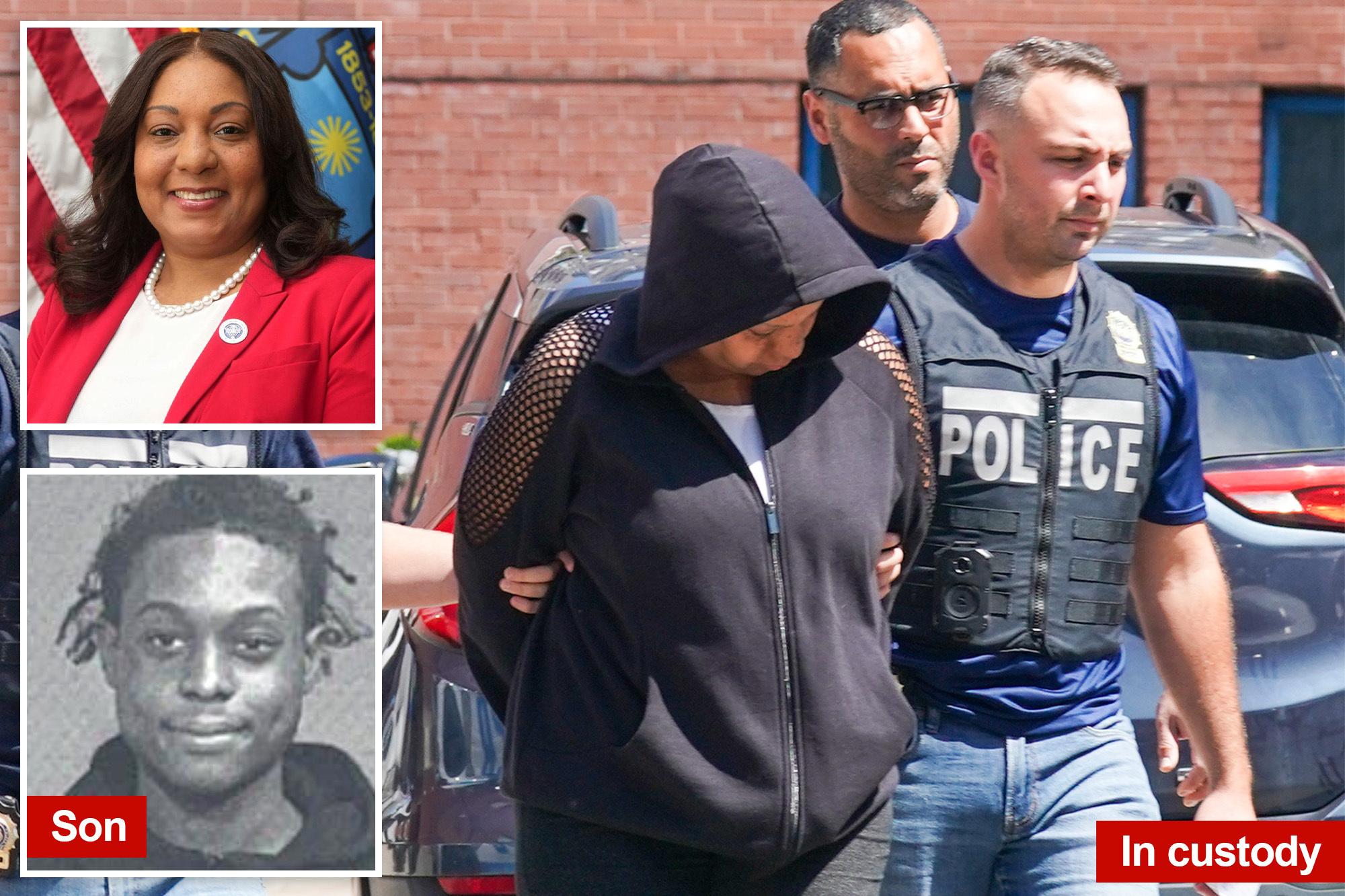 NY police bigwig, husband helped goon son plan gangland shooting — and mom was getaway drivers… comp 080426perp3RM