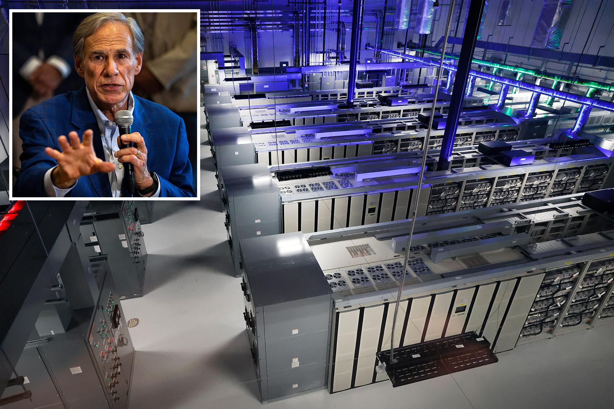 Gov. Greg Abbott halts new data centers as electricity demand surges: ‘Texans must come first’ comp GettyImages 2288500018