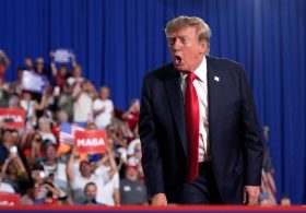 Trump fires back after protester interrupts Myrtle Beach rally for Darline Graham: ‘Mom is voting for us’