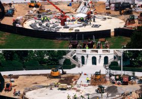 Parts of Trump’s New White House Helipad Disassembled, Photos Show