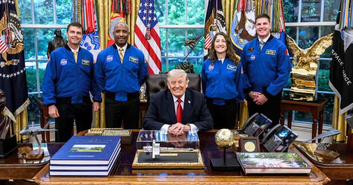 Trump Honors Artemis Crew, Calls Space Station, and Makes Historic Announcement About New Academy dd0e7dc4 a694 40c6 9512 374121b46bb8 1200x630 1