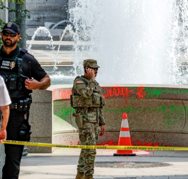 WWII Memorial in DC Closed Down After Being Targeted by Vandalism