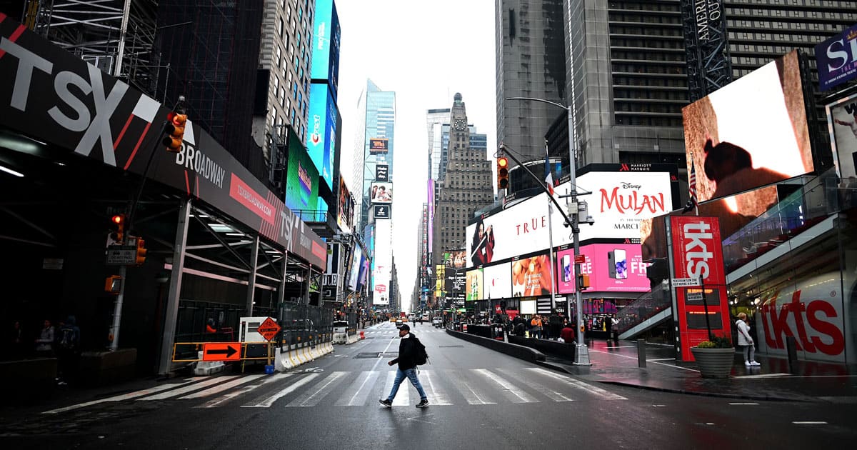 Scientists Push Plan to Slash Global Population by 4 Billion empty times square new york depopulation