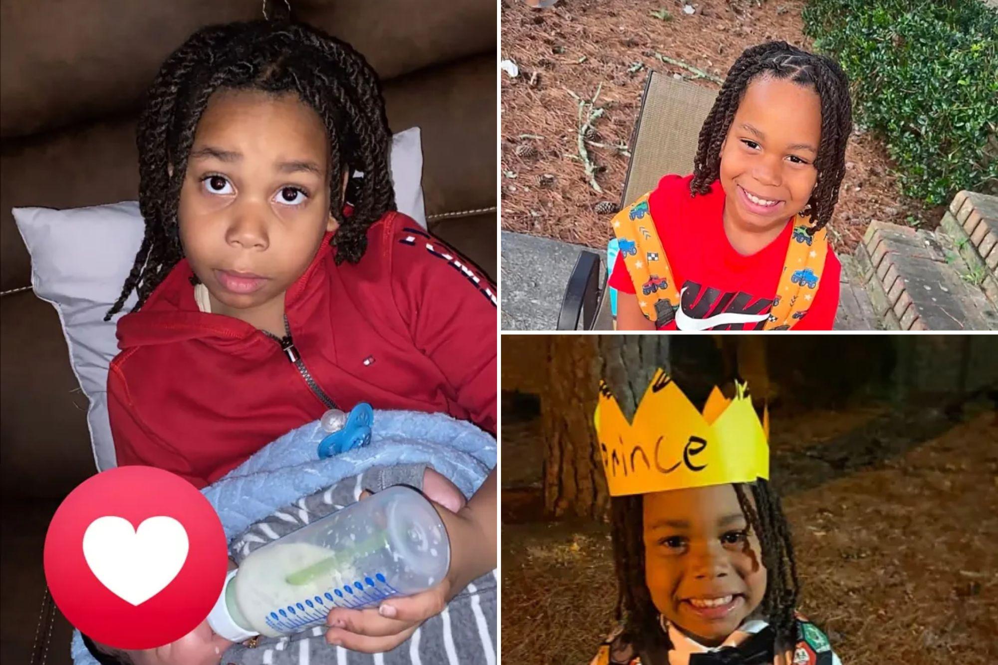 Boy, 7, in coma after being hit by truck while running to school bus stop georgia boy comp