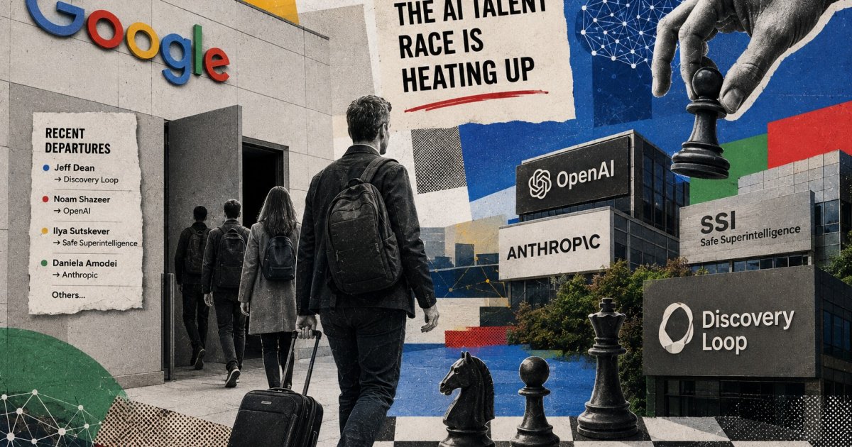 Google is Losing AI Pioneers as Discovery Loop, OpenAI and Anthropic Stand to Benefit google