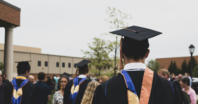 DOJ Sues 4 More States over in-State Tuition for Illegal Aliens graduation university college cap and gown charles deloye unsplash 640x335 1