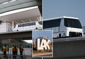 LAX people mover sets opening date as YouTuber exposes behind-the-scenes chaos