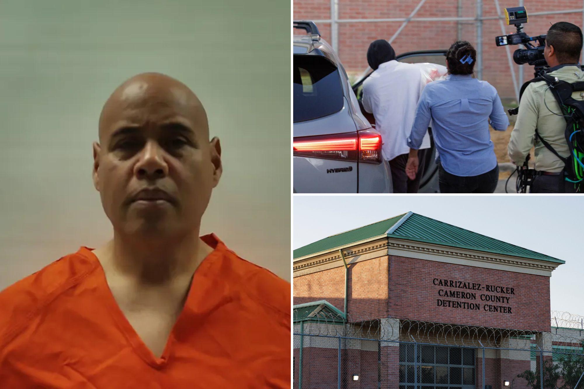 ICE officer accused of lying about Minneapolis shooting released in Texas after immediate extradition rejected ice agent jail release comp
