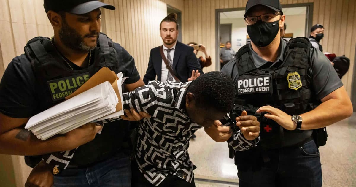 ICE Shatters Monthly Arrest Record with 51,000 Illegal Aliens Taken Into Custody ice agents arrest record