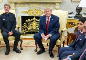 ‘He’s a Real Hero’: Trump Hosts California Lifeguard Ryder Williams at White House