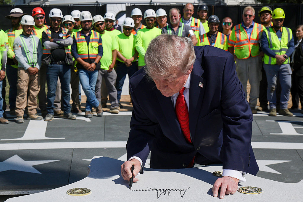 Trump Unveils Upgrades to White House Grounds id6077025 GettyImages 2291165529