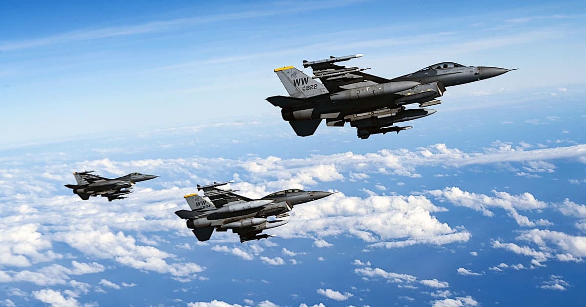 NORAD Scrambles F-16s After Planes Breach Trump’s Bedminster Airspace ighter jets scrambled