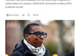 Plagiarist Claudine Gay getting paid $3.1 million per year after ‘resigning’ from Harvard…