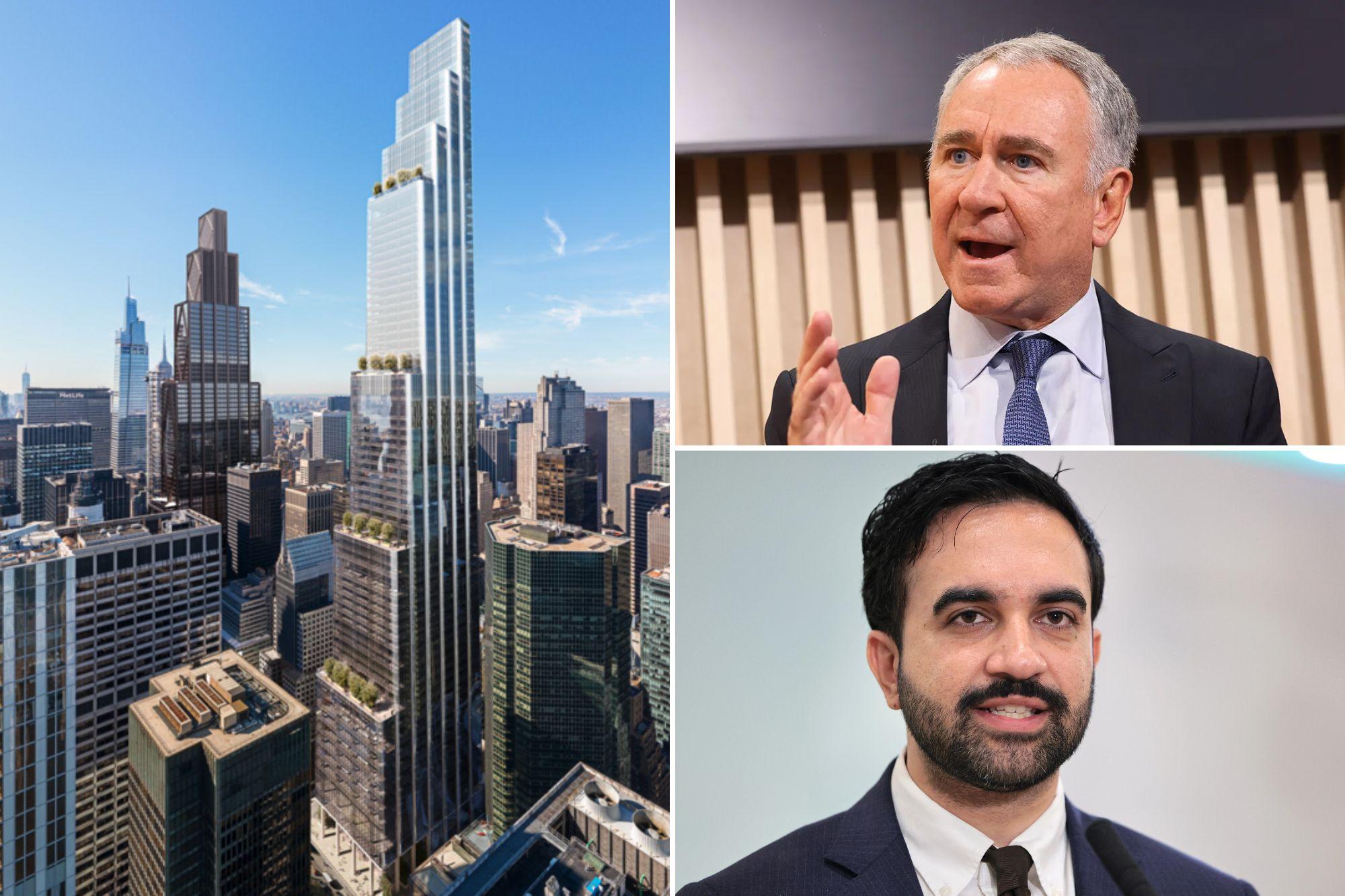 Ken Griffin to stick with Park Ave. skyscraper plans despite Mamdani’s personal attack, anti-business policies in zohran mamadani park avenue