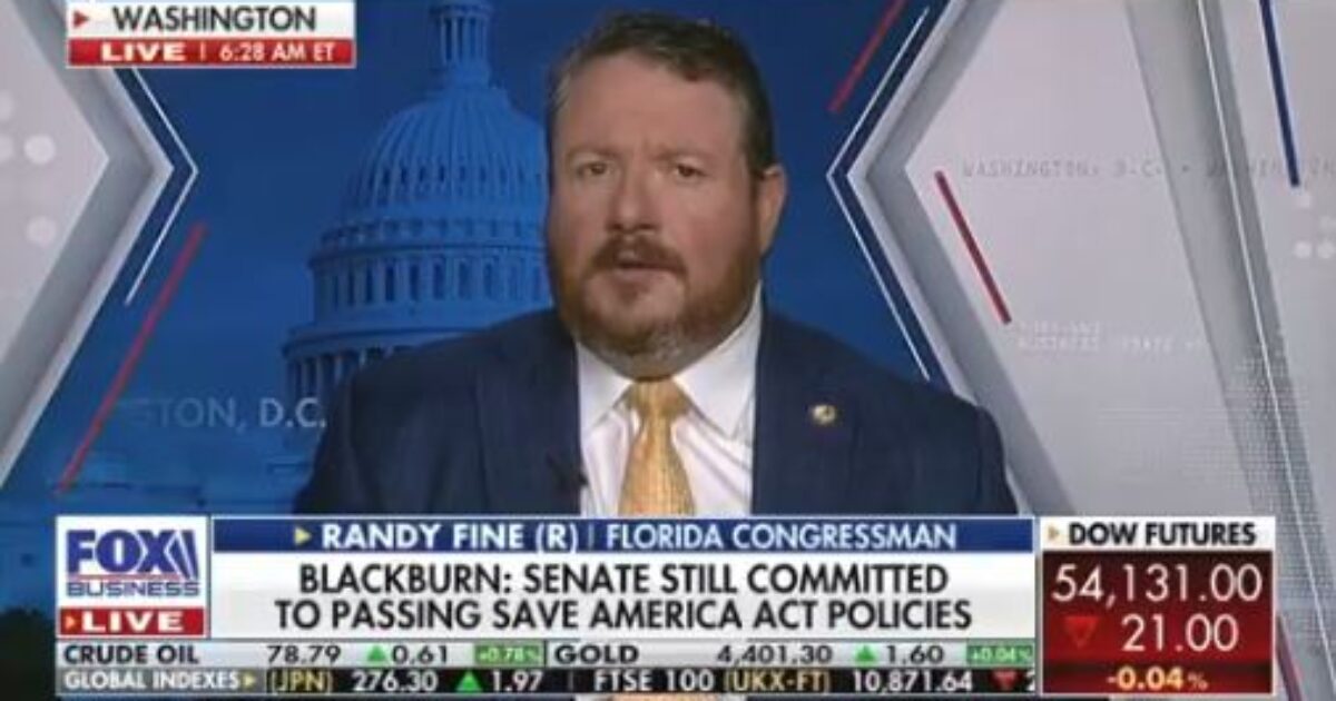 Rep. Randy Fine (R-FL) Confirms that There Are Two Ways the US Senate Can Pass the SAVE America Act (VIDEO) ine save act 1200x630 1