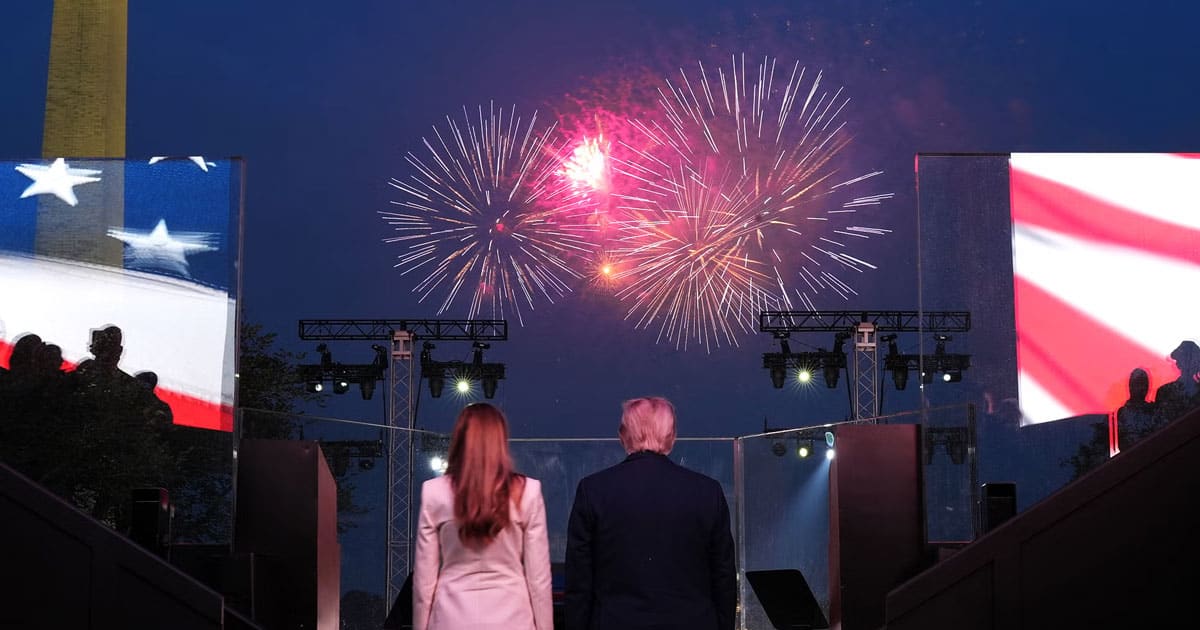 Trump’s America 250 Fireworks Show Smashes Guinness World Record ireworks dc