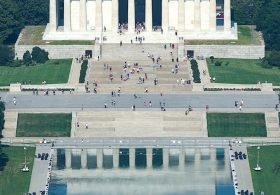Trump doubles down on reflecting pool vandalism allegations, cites new witness account