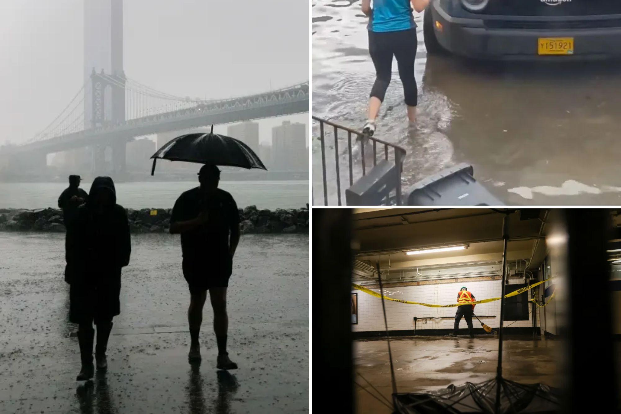 NYC submerged in wettest summer in 5 years — that comptroller warns will only get worse without change looding comp