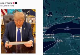 Democrats are livid after Google Maps has formally named Lake Ontario ‘Lake America’…