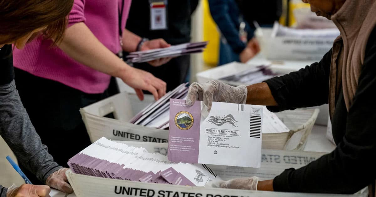 Trump’s USPS Launches Sweeping Voter Eligibility Verification Rules for Mail-In Ballots mail in ballots midterms supreme court