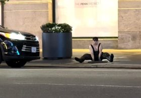 New video shows trio of headlamp-wearing ‘mole people’ emerge from NYC manhole near Penn Station