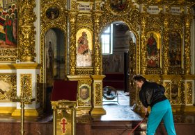 Kyiv’s Dormition Cathedral is Revived after Russian Drone Strike