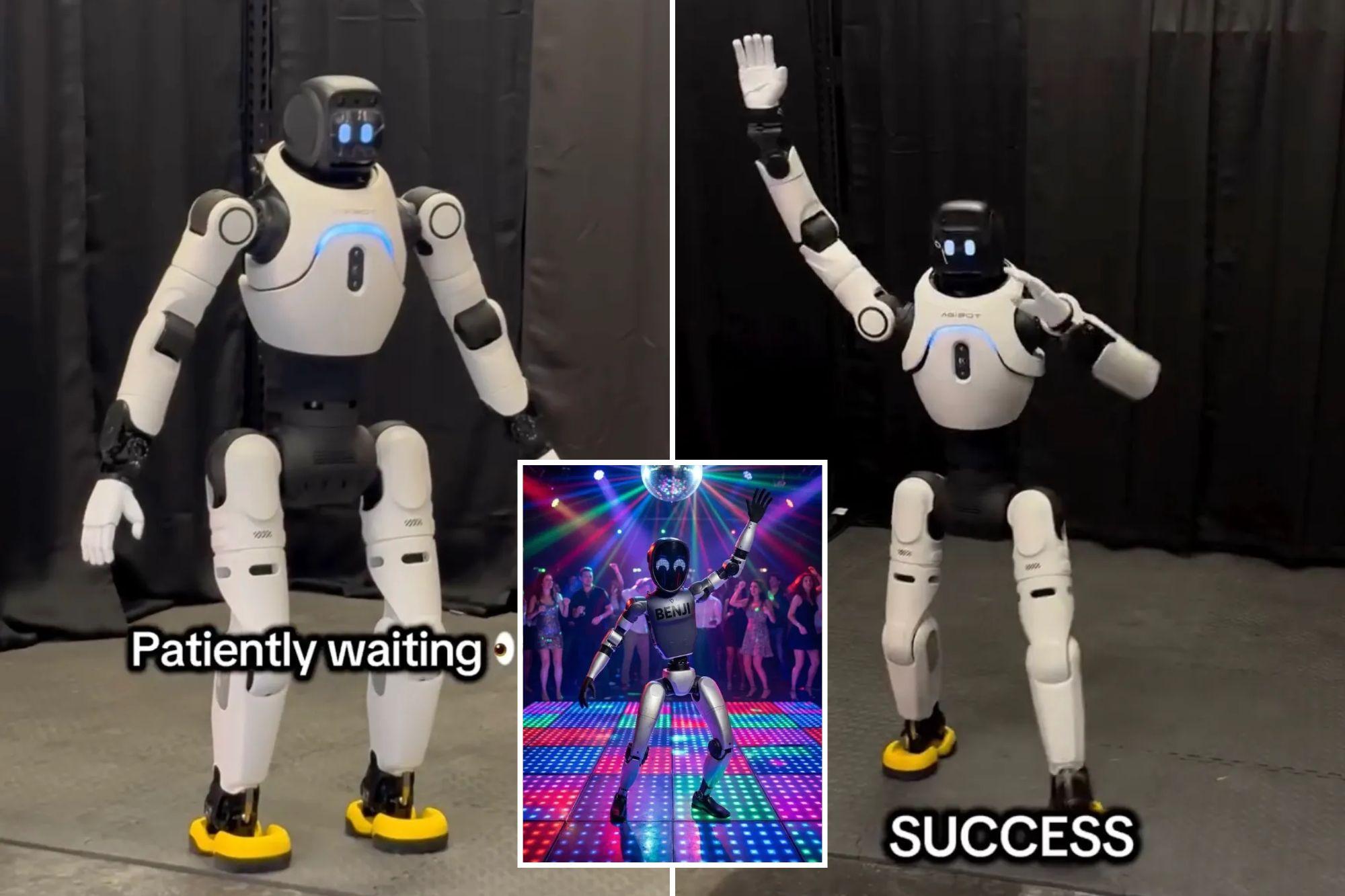 Texas company hits party circuit with robot escorts for special occasions mrghl 1785622539701