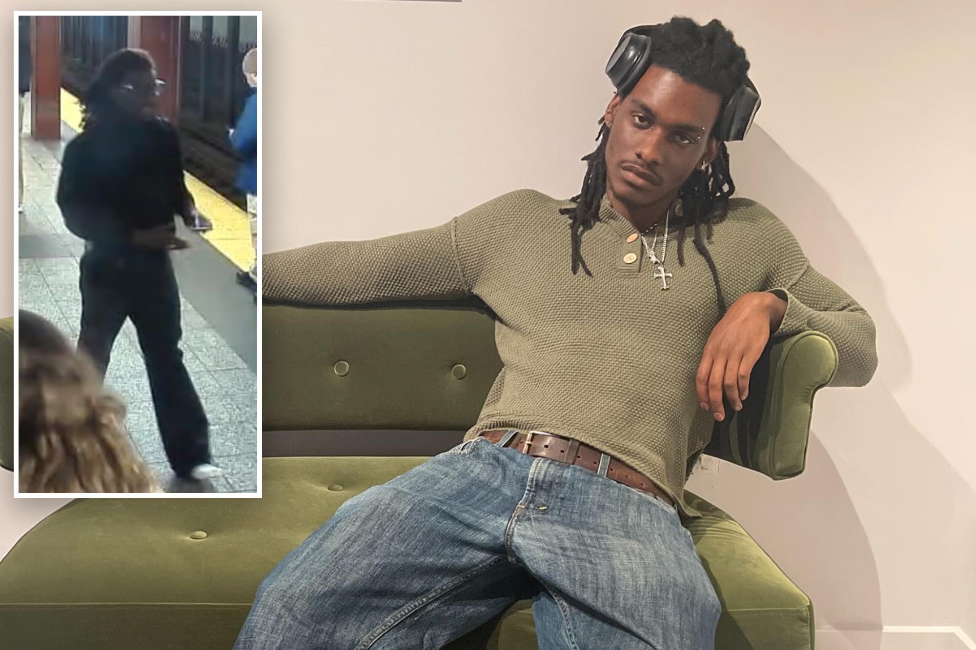 Male model cleared of charges in fatal punching of NYC straphanger as video backs self defense claims: DA nassadir tate subway punch comp