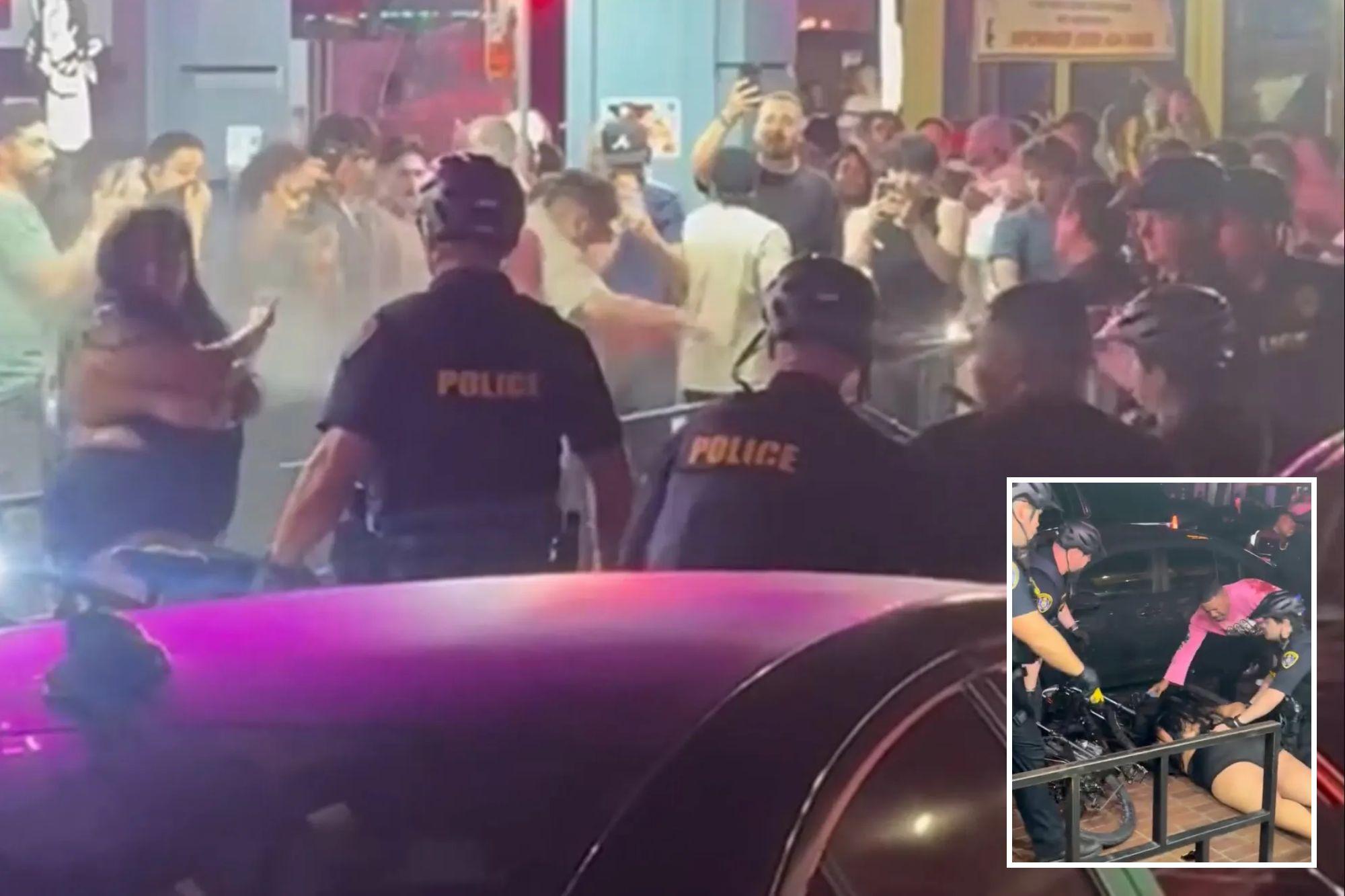 Major California city deploys fleet of cops to battle lawless late-night crowds in notorious party zone newspress collage 6zz3omqq9 1788021153083